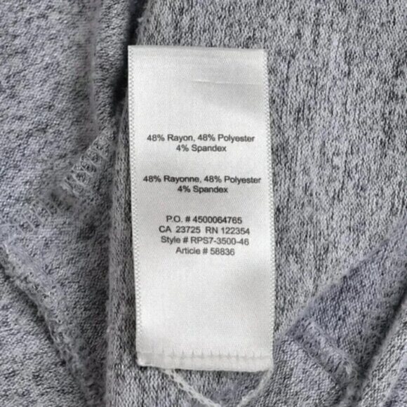 Aritzia Wilfred Free Zlata Gray Knit Open Front Cardigan Sweater Size XS - Picture 8 of 11